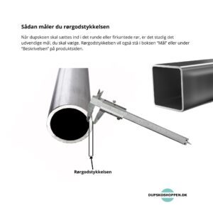 How to measure the pipe wall thickness