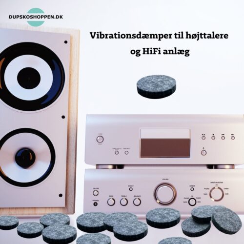 Vibrationsdæmper til højttalere mm