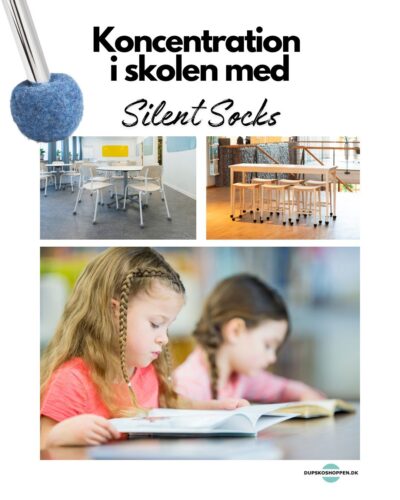 Tips til ro i skolen. Silent Socks til stoleben, så de ikke larmer