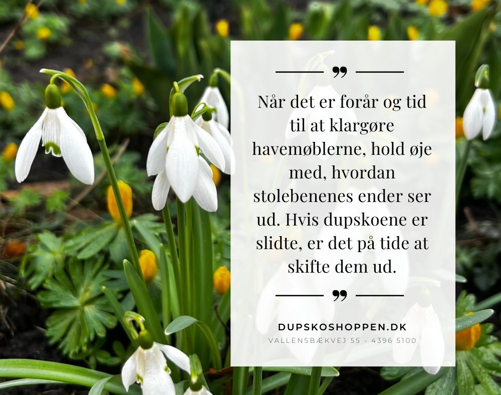 Dupsko til havemøbler