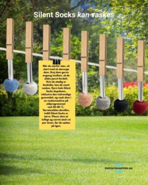 Silent Socks vaskeanvisning